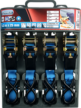 Connex-Set mit 4 Spanngurten, 4,5 m, Ratsche, 500 kg – dy270643