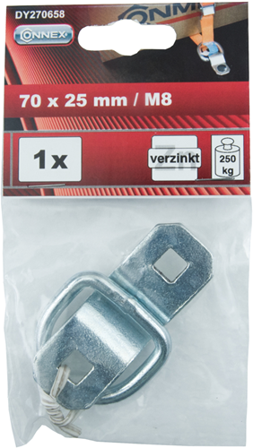 Connex Zurröse mit D-Ring 70x25mm vz - dy270658