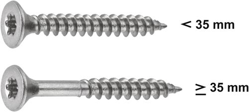 Connex Universalschraube tx 4x25 15 Edelstahl4 - dy3254025
