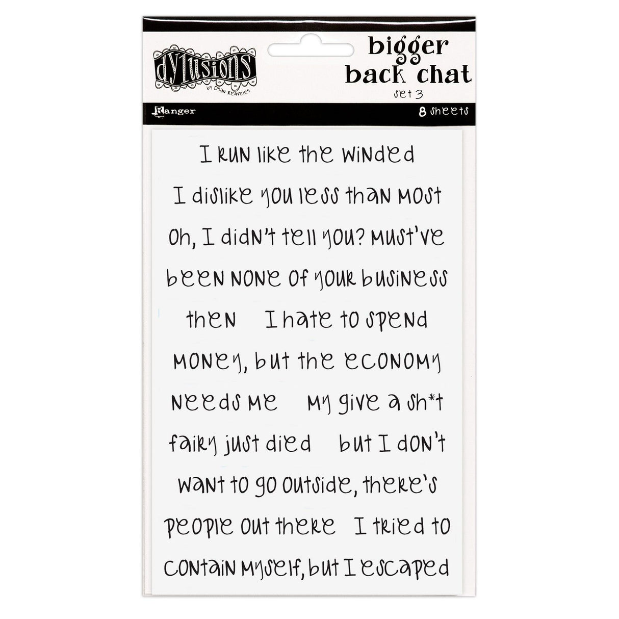 Ranger Ink Ranger • Dylusions größerer Rücken Chat Weiß Set 3
