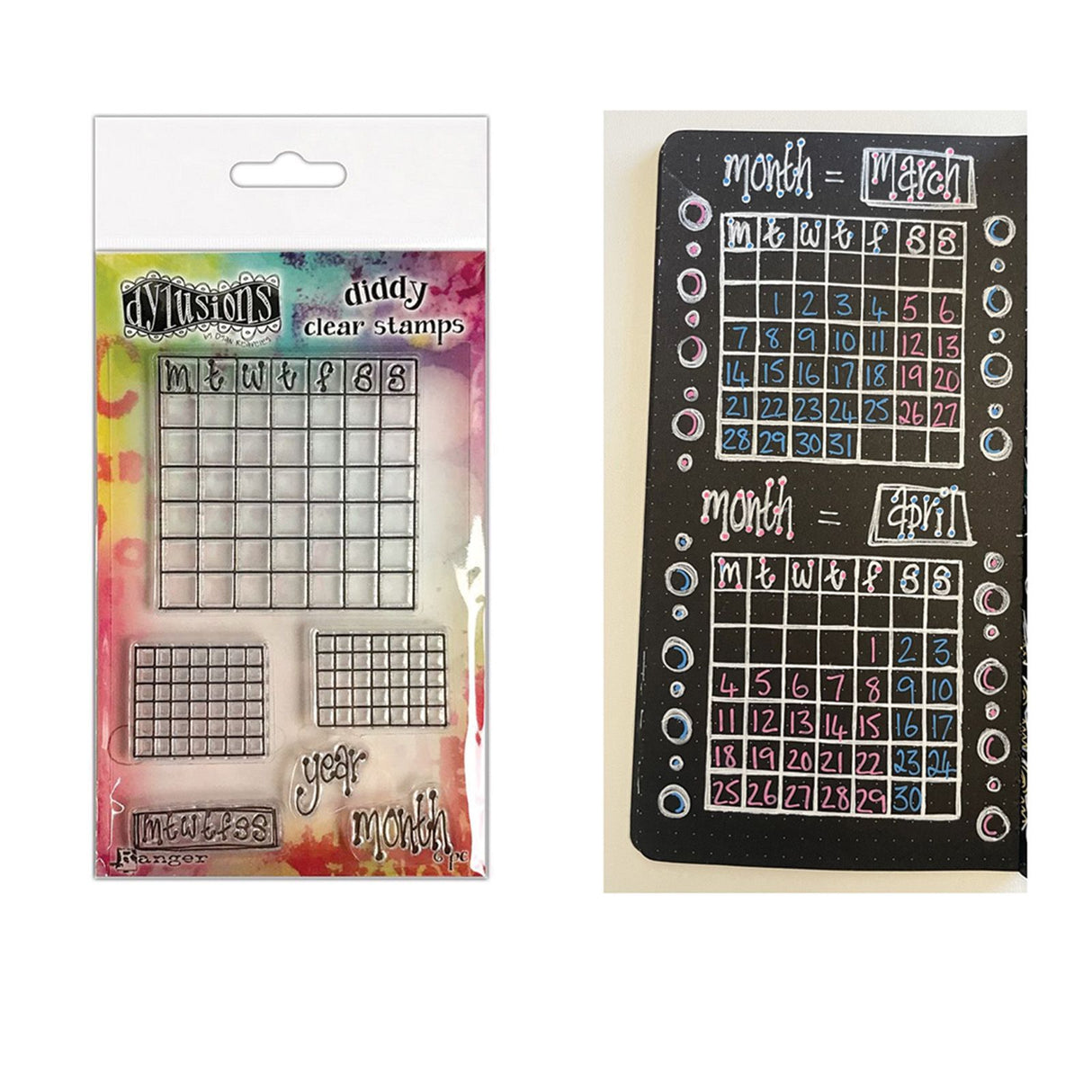 Ranger Ink Ranger • Dylusions Diddy Clear Stamps, probieren Sie es aus!