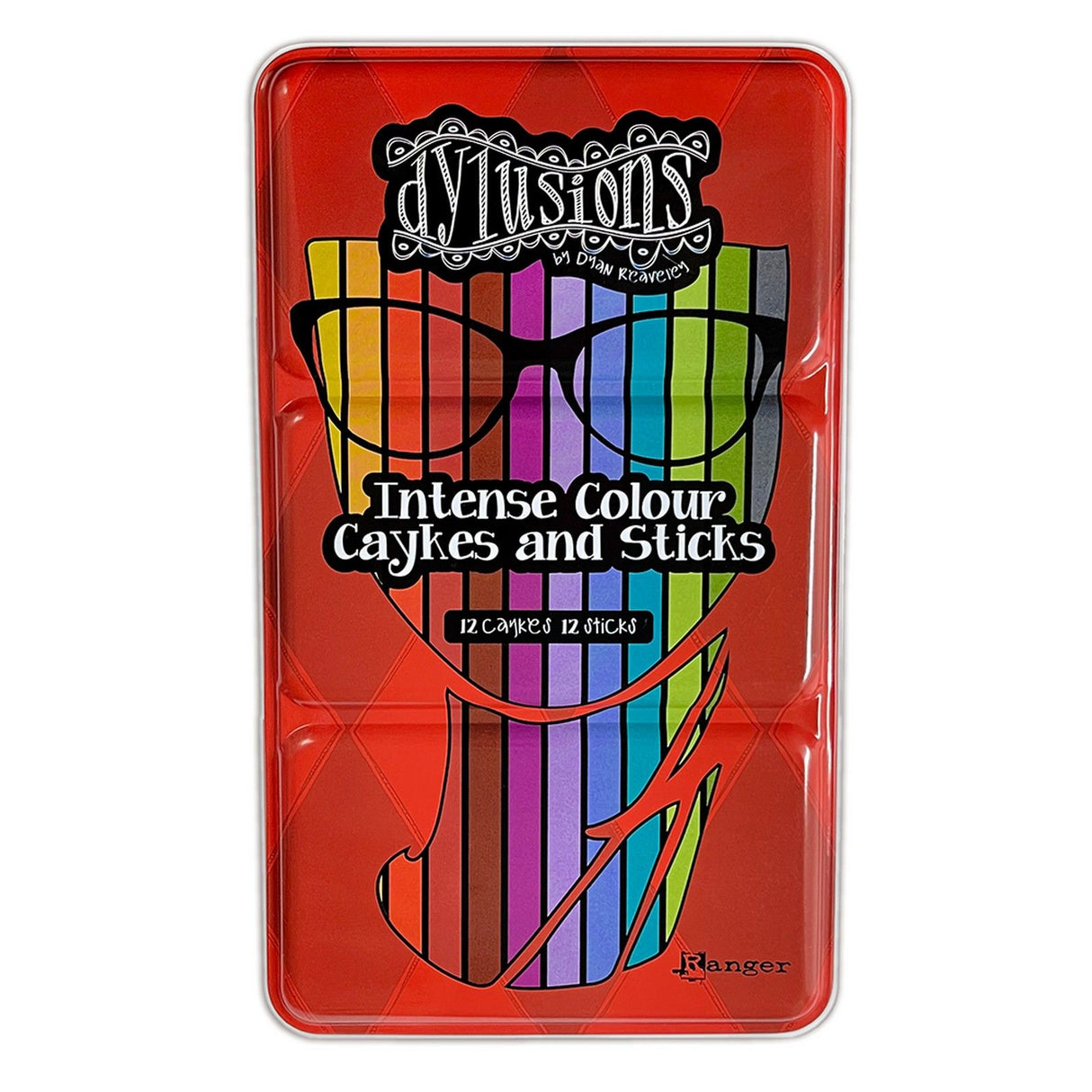 Ranger Ink Ranger • Dylusions Intense Color Caykes Sticks Set 1 12-tlg
