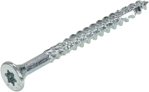 Dynaplus constructieschroef verzinkt platkop deeldraad +snijpunt torx tx30 6.0x100 55 | 100 stuks - 0281.01.50601