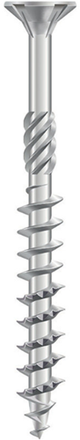 Dynaplus unischroef spaanplaatschroef verzinkt platkop deeldraad torx tx20 4.0x30 18 | 200 stuks - 0281.01.25202