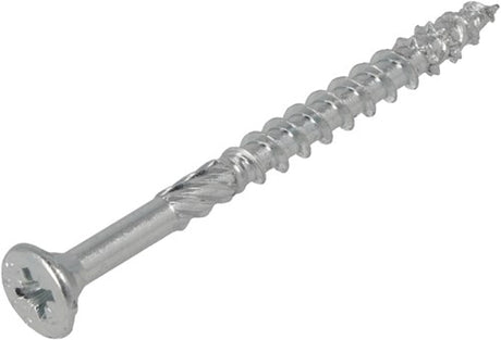 Dynaplus unischroef spaanplaatschroef verzinkt platkop deeldraad torx tx25 5.0x60 35 | 200 stuks - 0281.01.42001
