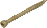 Dynaplus vlonderschroef xtreme ar-bronze platkop-60° deeldraad +snijpunt torx tx25 5.0x50 25 | 200 stuks - 0283.08.41901