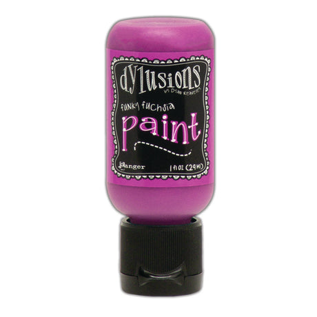 Ranger Tinte Ranger • Dylusions Paint Flip Cap Flasche Funky Fuchsia 29 ml