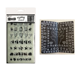 Ranger Ink Ranger • Dylusions Dyalog Schablone umrandet es erneut