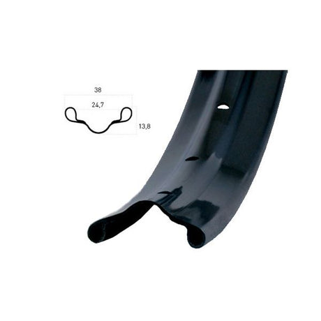 Rigida Felge Ryde 28 (635) Westwood 36 14 Aluminium schwarz
