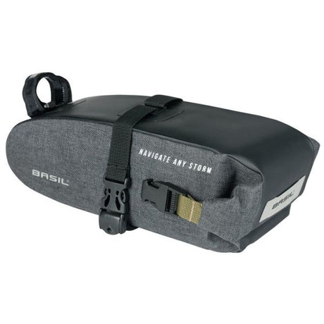 Basilikum Navigator Storm Sattle Bag - Kompakte Fahrradbeutel - Unisex - Fahrrad - Schwarz