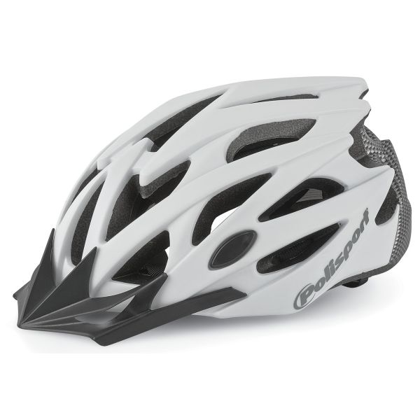 Polisport Twig Fahrradhelm m 55-58cm weiß matt Carbon