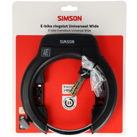 Simson Rahmenschloss universal breit E-Bike Einsatz 80mm Art**