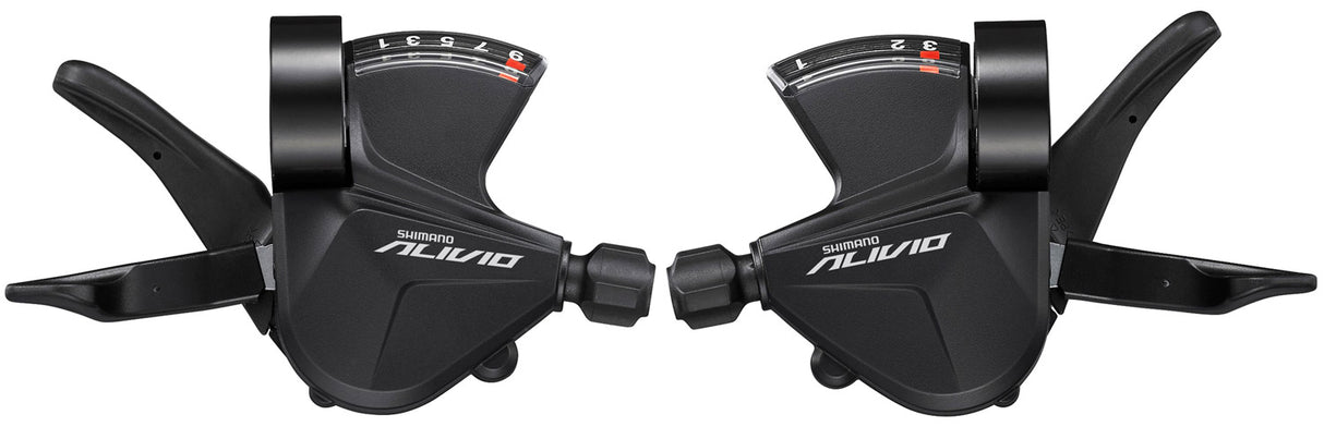 Shimano Alivio Rapidfire Trigger Set Schalthebelset 3x9 Gang Kettenschaltung mattschwarz