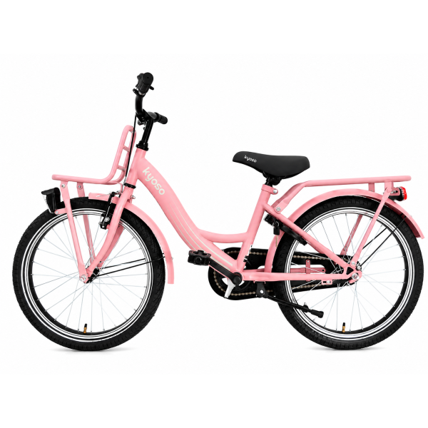 Kyoso kinderfiets blossom mauve 20 inch met remnaaf - mat roze