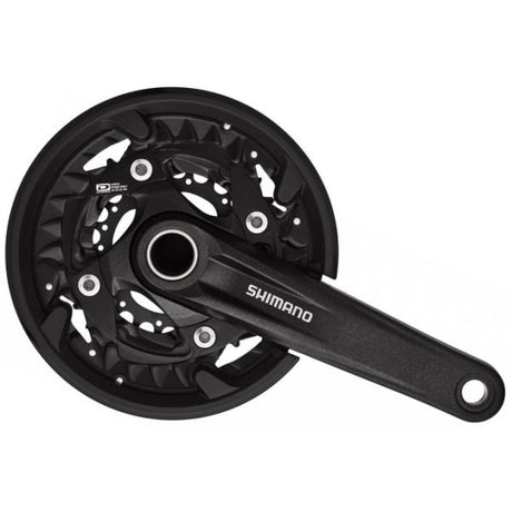 Shimano Cranket MTB 3 x 10 Geschwindigkeit FC-MT500 mit 175-mm-Kurbelmarker 40-30-22T-schwarz