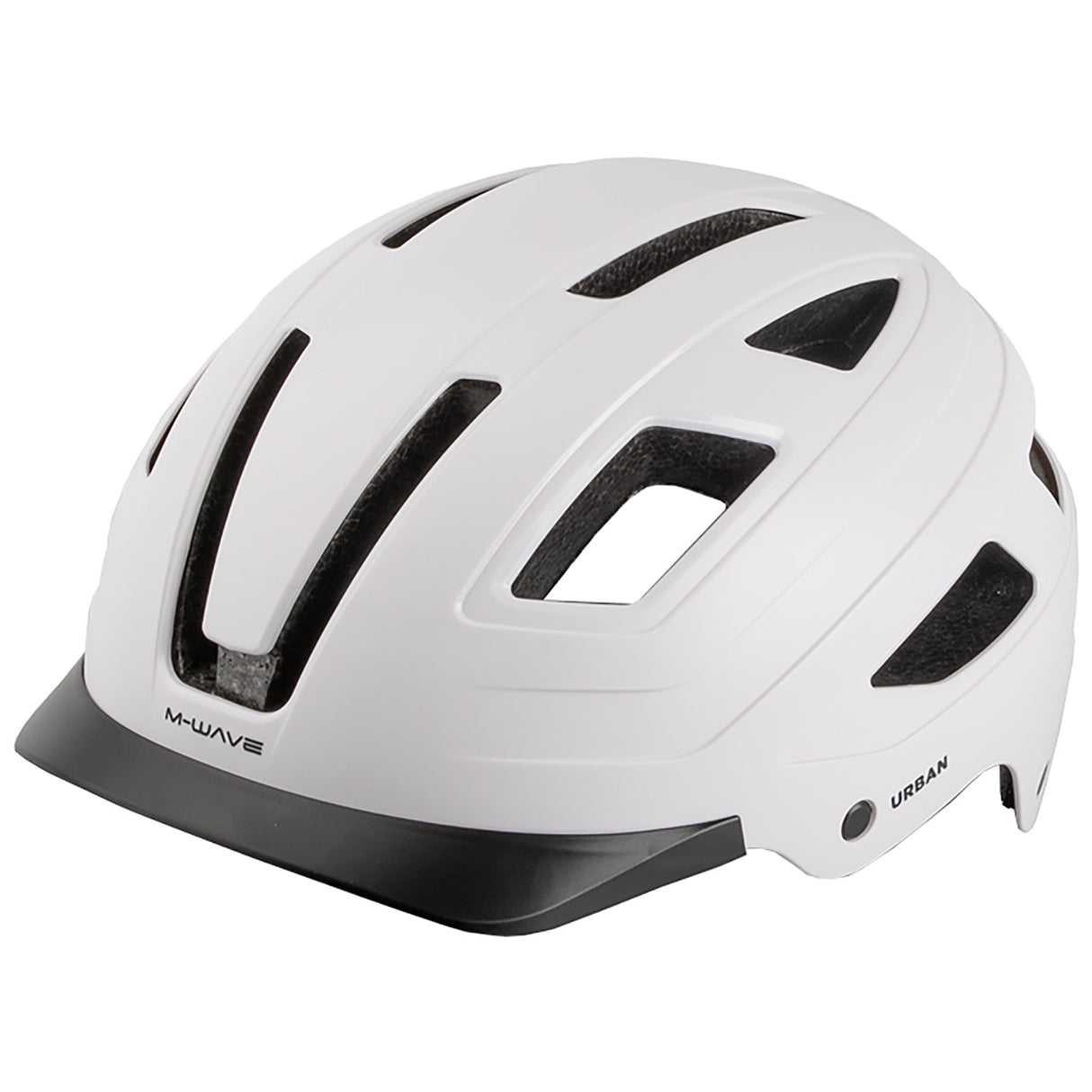 M-Wave M-Wave Urban Helm mit Lichtgröße M 55-58cm mattweiß