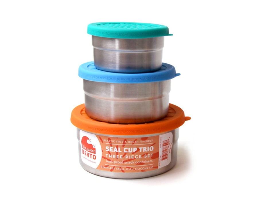 Blauwasser-Bento-Lunchbox-Dichtungsbecher-Trio