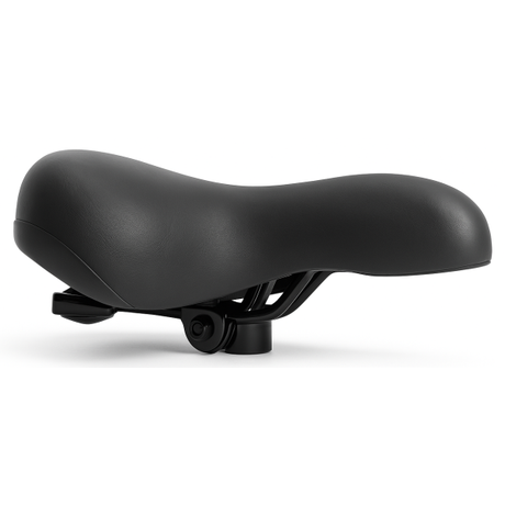 Edge Bicycle Sattel City Soft inkl. Sattel Strop - Schwarz