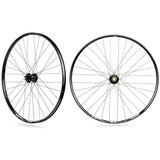 Rodi Laufradsatz Tryp 25 27,5 Vorderrad Steckachse 15x100 und Hinterrad Schnellspanner 9x135 - 6-Loch-Bremsscheibenmontage - 8 9 10 11 Geschwindigkeit - Schwarz