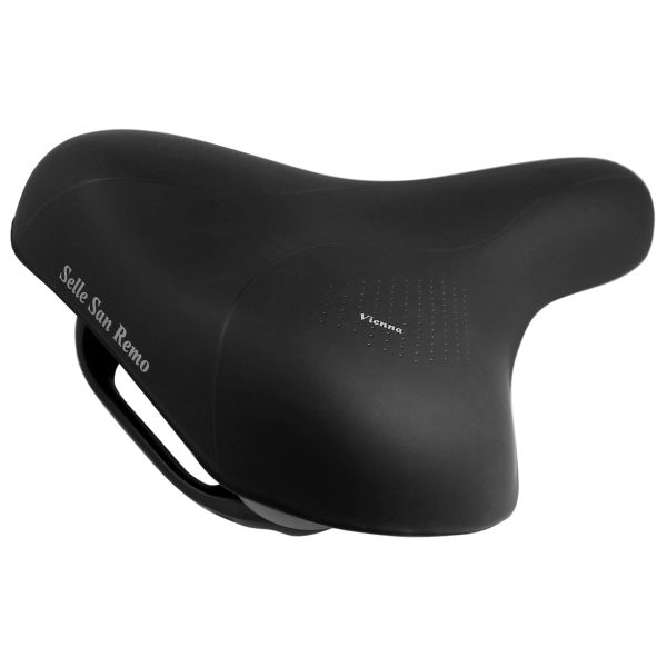 Selle San Remo Fahrradsattel Vienna mit Griff - schwarz (Werkstattverpackung)