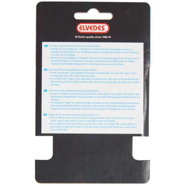 ELVEDES SCHAKEL BINNenkabel Edelstahl 49DR Nippel 4x4 Box (50)