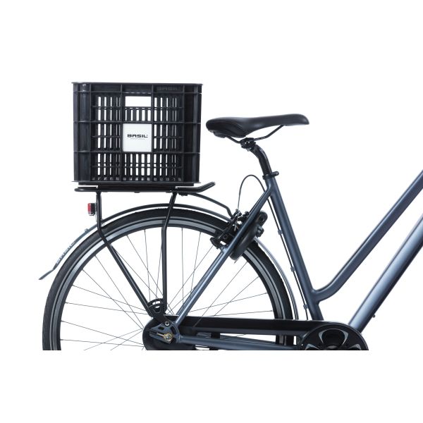 Basil Fahrradkiste L – groß – 40 Liter – schwarz