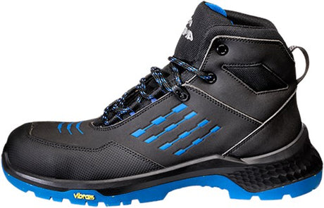 Emma safety footwear emma werkschoen crossforce d hoog s3 | zwart blauw | maat 39 - 8715316154706