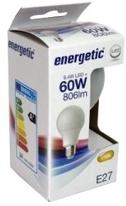 Enzo energetische LED GLS E27 8,6-60 W 2700 K matt – 2710326