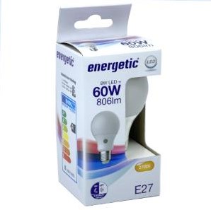 Enzo Energetic LED GLS E27 8,8-60 W 2700 K Mattsensor – 2710370