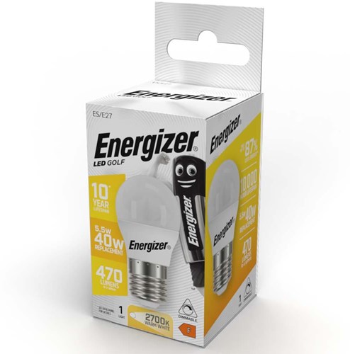Energizer LED-Kugel E27 5,5-40W 2700K matt dimmbar - 2602610