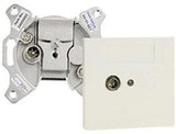 Enzo braun telecom coax stopcontact btv01-upc enkel einddoos +afdekplaat sad 03 - 2080020