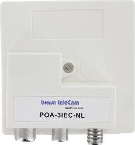Enzo Braun Telecom Radio-TV Modem-Verteiler POA 3 IEC-NL – 2080030