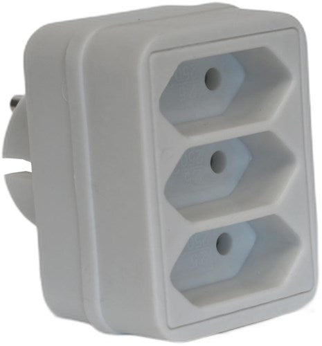 Enzo Dreifachstecker Euro weiß 6175902