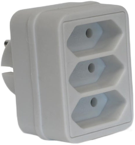 Enzo Dreifachstecker Euro weiß 6175902