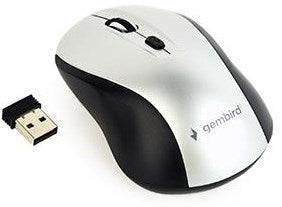 Enzo Gembird kabellose optische Maus schwarz silber – 9510036