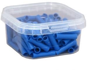 Enzo kabelschoen vlaksteker female blauw 6.3x0.8mm - 4433320