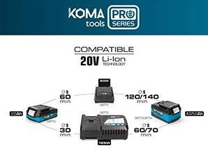 Koma tools accu | 20v | 2.0ah - 6490010
