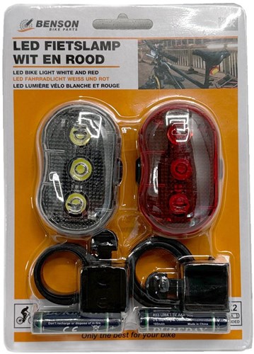 Fahrradlampen-Set 2-teilig