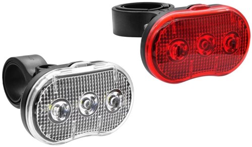 Fahrradlampen-Set 2-teilig