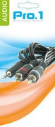 Enzo pro-1 audio 3,5 jack stereo ->2 tulp male 5 meter 9201805
