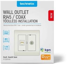 Enzo technetics dio-01 - Einloch-Wandsteckdose 2074020