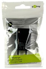 Enzo usb thuislader 2xusb 2a zwart 9550100