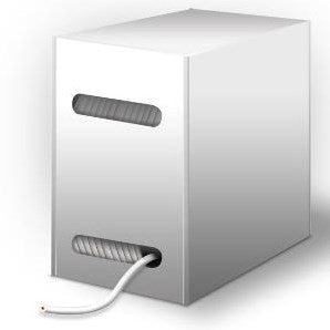 Enzo UTP Cat6 Box 305 m grau massiv – 1381535
