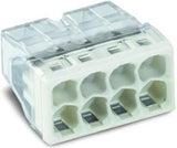 Enzo Wago Schweißklemme 8 x 0,5–2,5 mm, transgrau, DS50 – 4047228