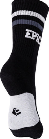 Epische Sportsocken Schwarz Größe 34 37
