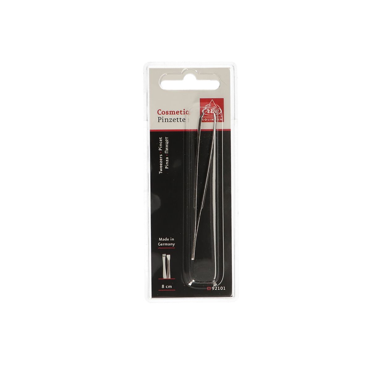 Erbe solingen 6 Stück gerade Pinzette 8 cm (erbe92101)