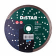Distar diamanten schild gabbro max 232 x 2,5 x 22,23mm turbo