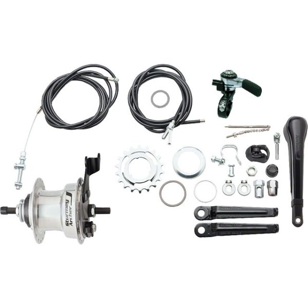 Ausrüstung Hub 3 -Geschwindigkeit Sturmey Archer Summit X -Rd3 Drum Brems - Hochpolitisches Aluminium