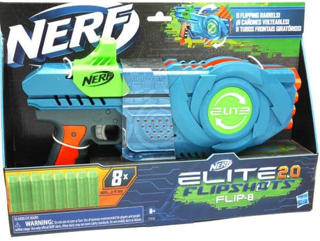 Hasbro Nerf Elite Flip Shots Flip-8 mit 8 Pfeilen