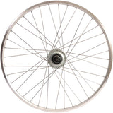Shimano Hinterrad 28 Zoll Nexus 8 Nabe (Silber) – ZAC19-Felge (Silber) mit Edelstahlspeichen – für Scheibenbremse